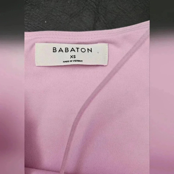 Babaton Aritzia Contour bodysuit  90s Cami Pastel Pink Sz XS - Picture 3 of 6